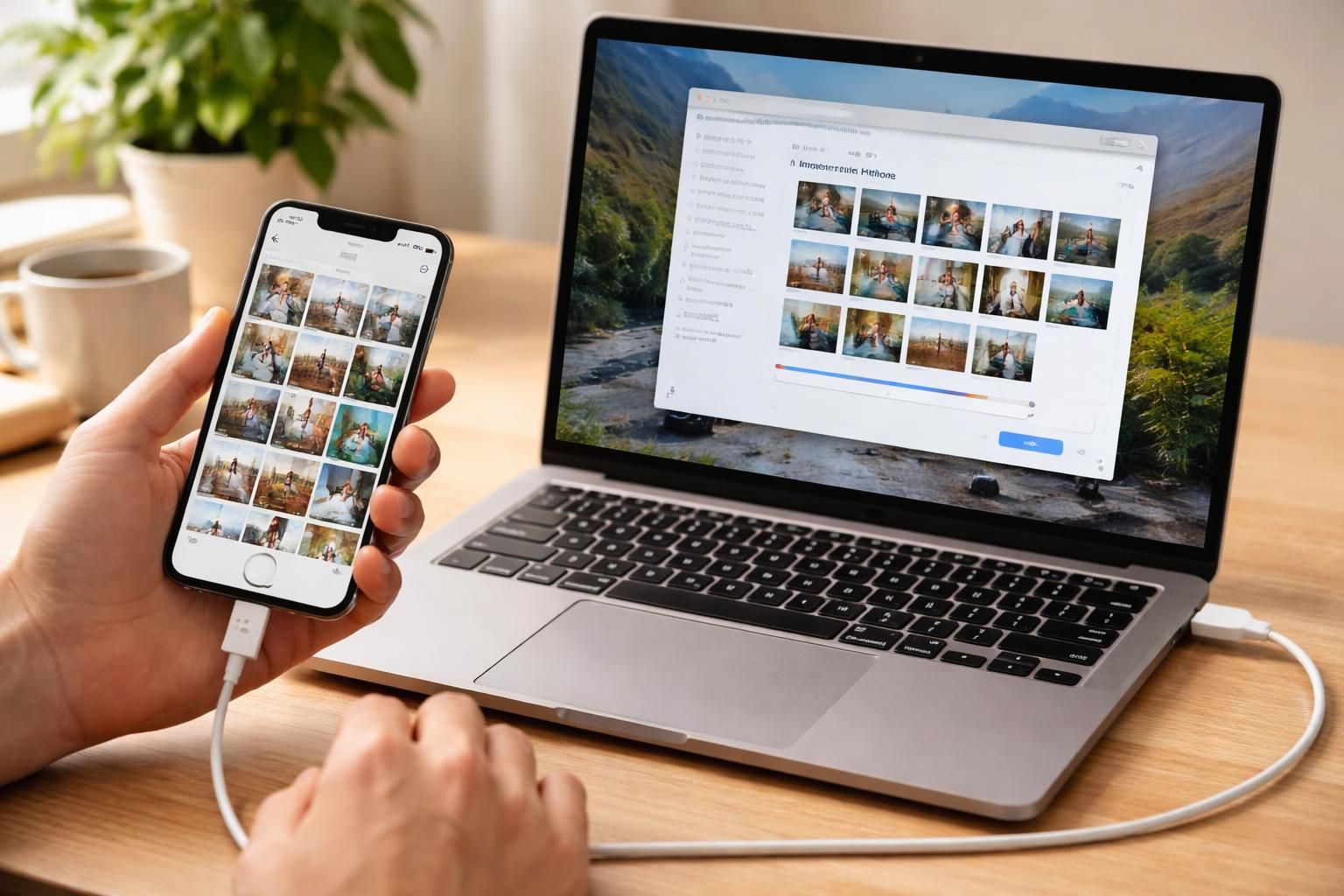 découvrez comment transférer facilement vos photos de votre iphone vers votre pc pour simplifier la gestion de vos souvenirs numériques.