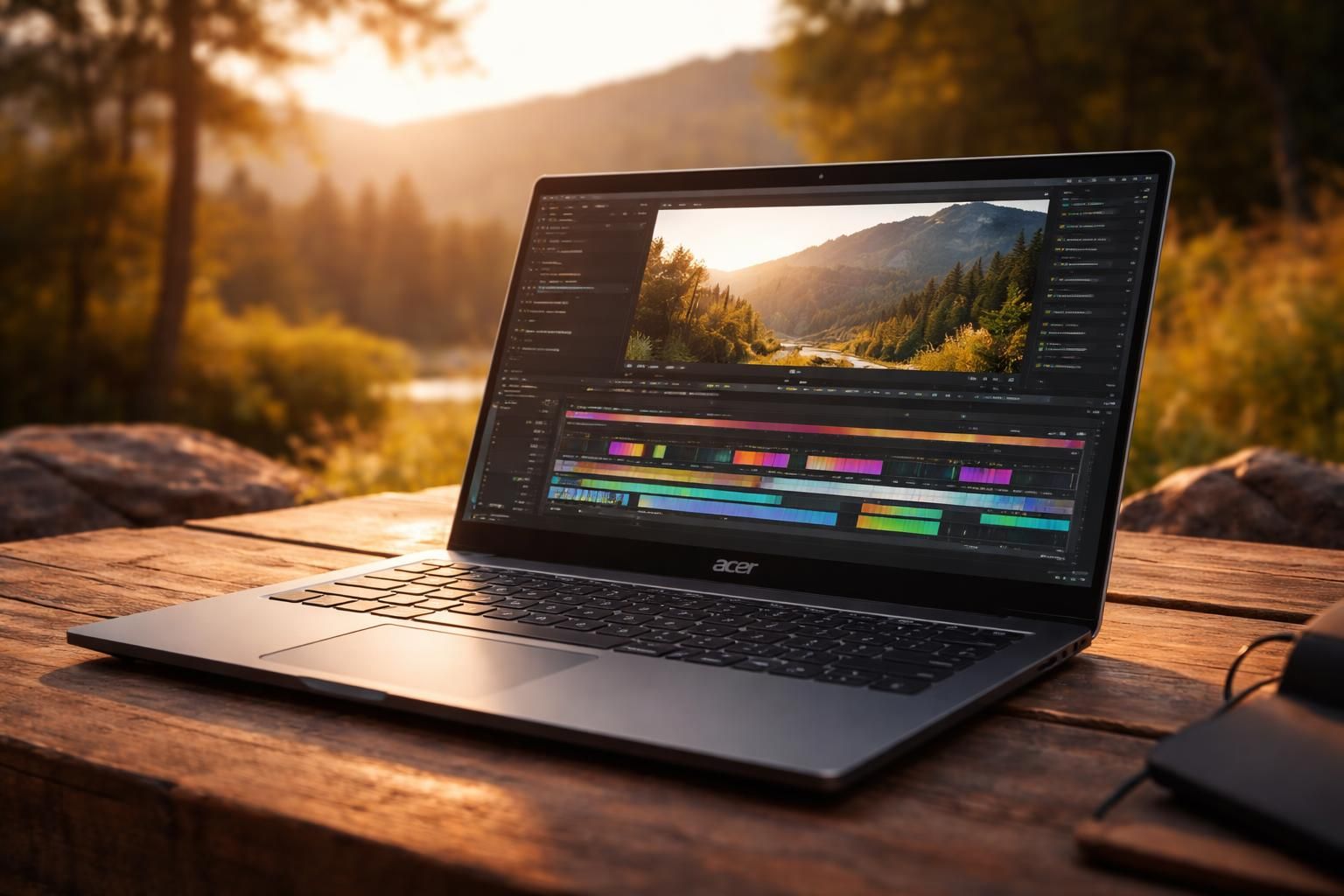 découvrez le pc portable acer, idéal pour un montage léger et une exportation rapide de vos contenus ugc sur le terrain. performance et mobilité pour vos projets créatifs.