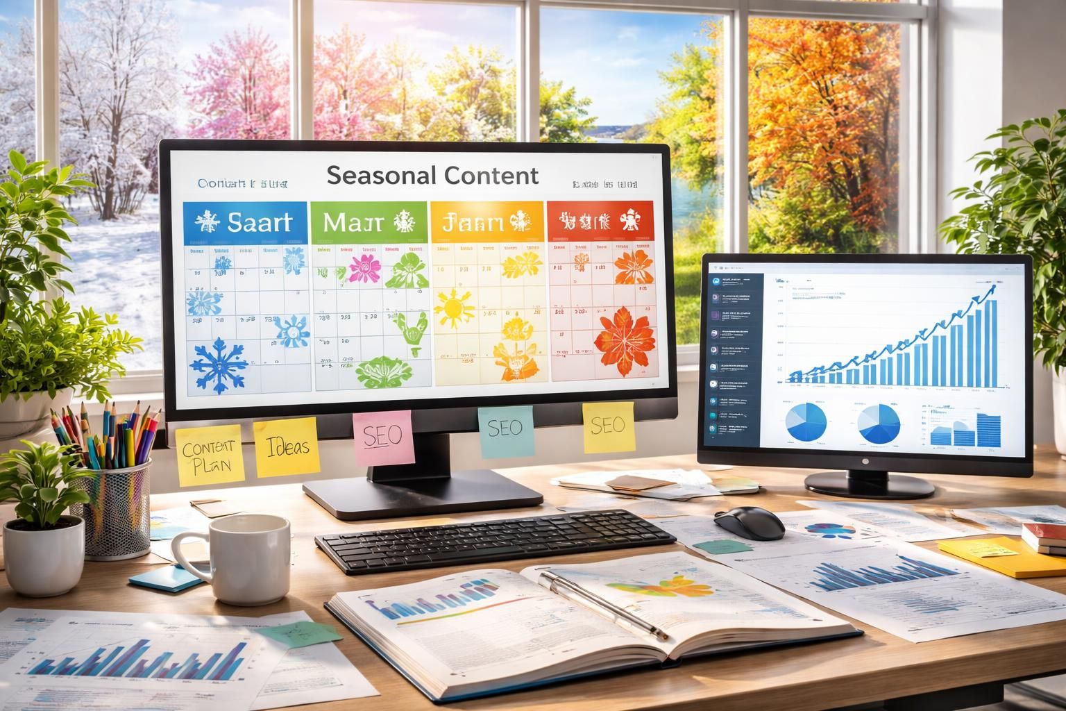 découvrez pourquoi planifier vos contenus saisonniers est essentiel pour augmenter durablement le trafic annuel de votre site et capter l'attention de votre audience tout au long de l'année.