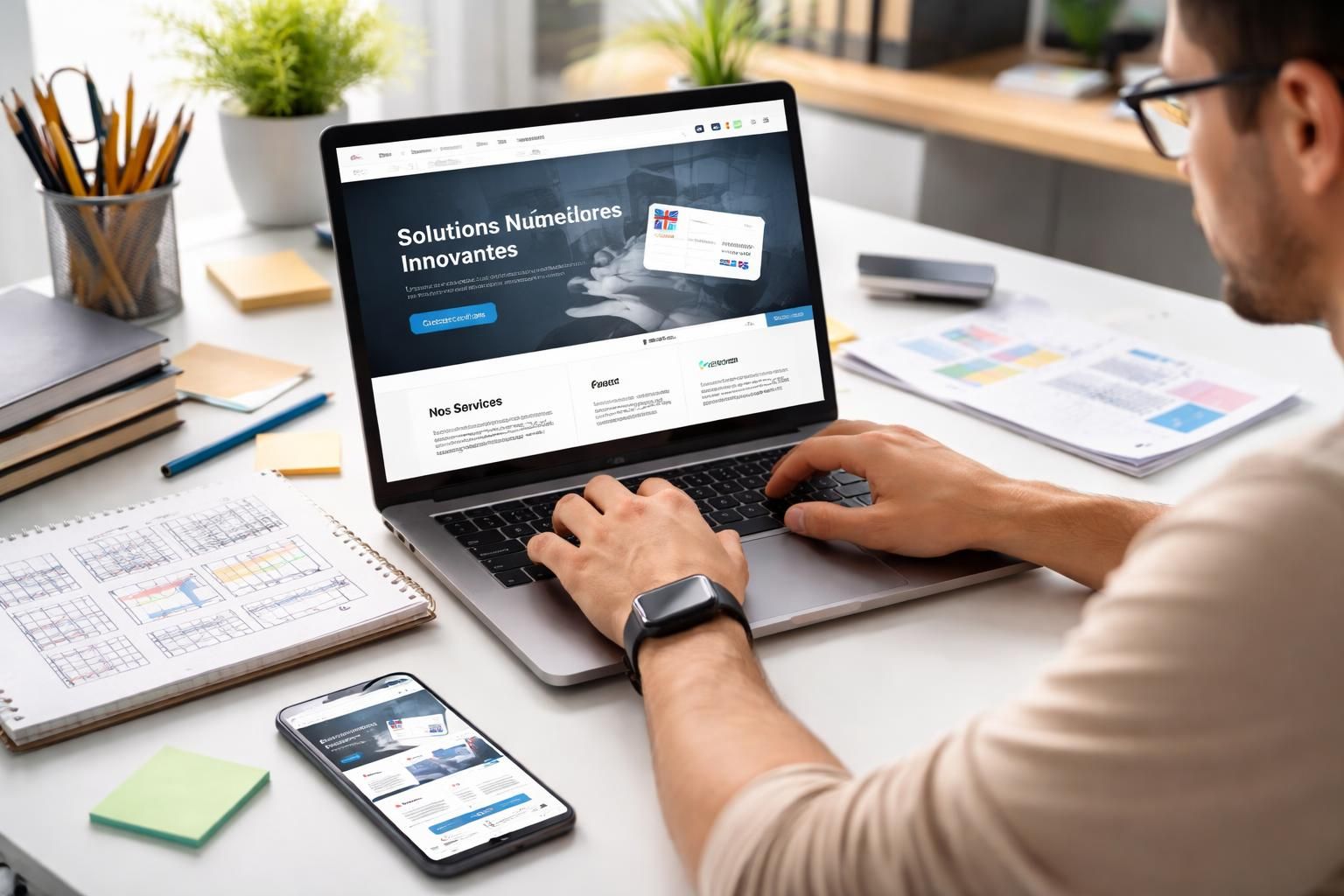 découvrez comment créer un site vitrine professionnel bilingue pour présenter votre activité à un public international avec un design attractif et une navigation intuitive.